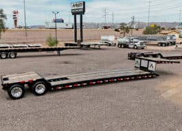2026 Alpha HD A80MG Double Drop Trailer