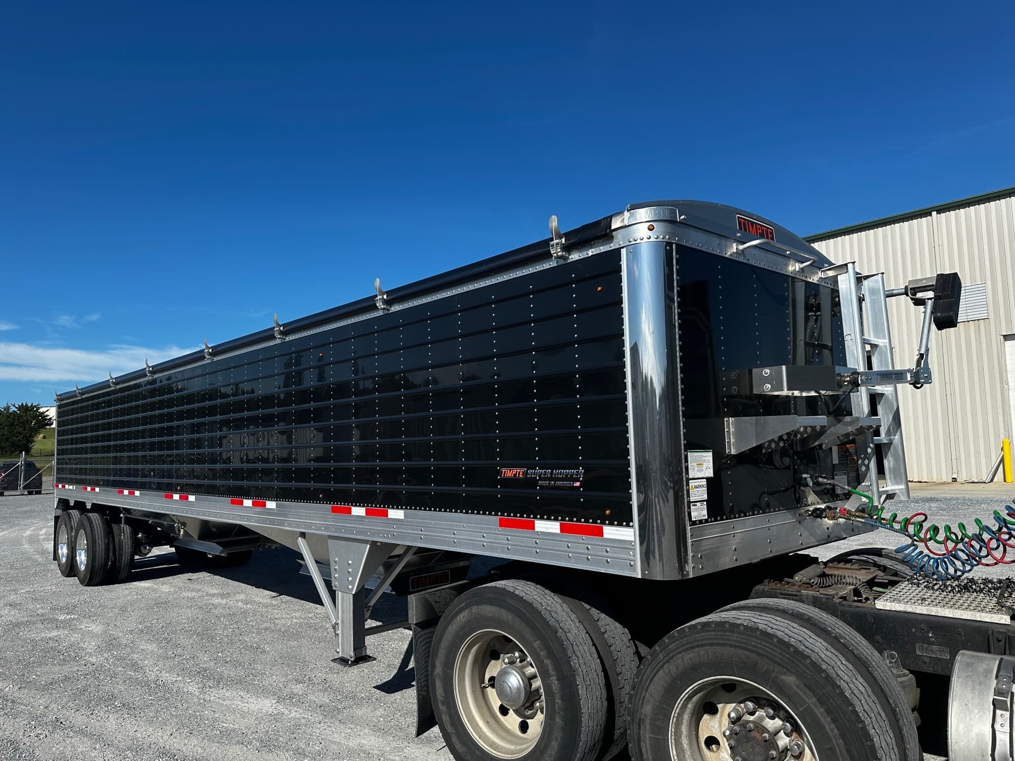 2027 Timpte 40ft x 96in x 66in Black Electric Tarp Hopper Bottom