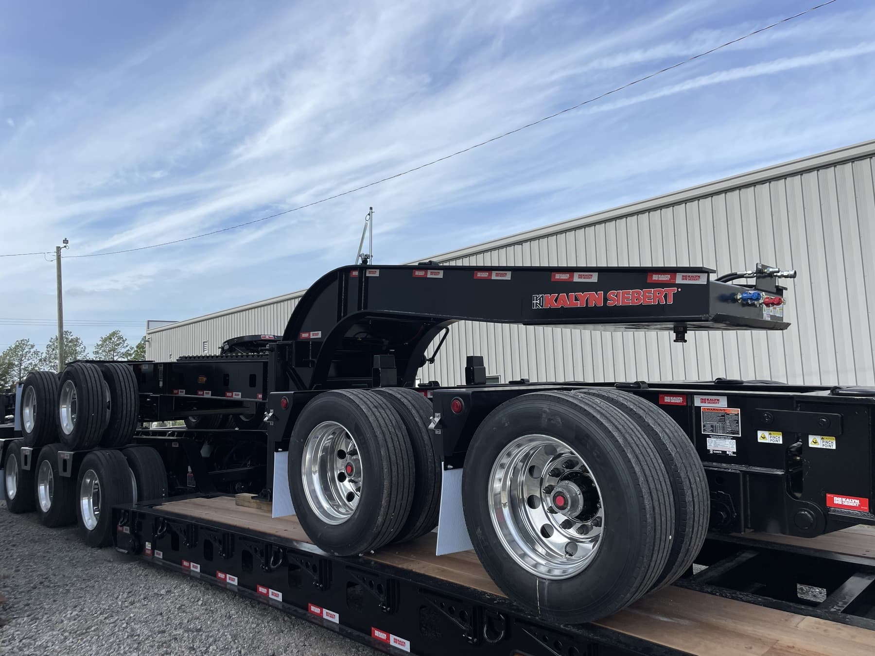 Kalyn Siebert 24ft x 102in 65 Ton Jeep Lowboy