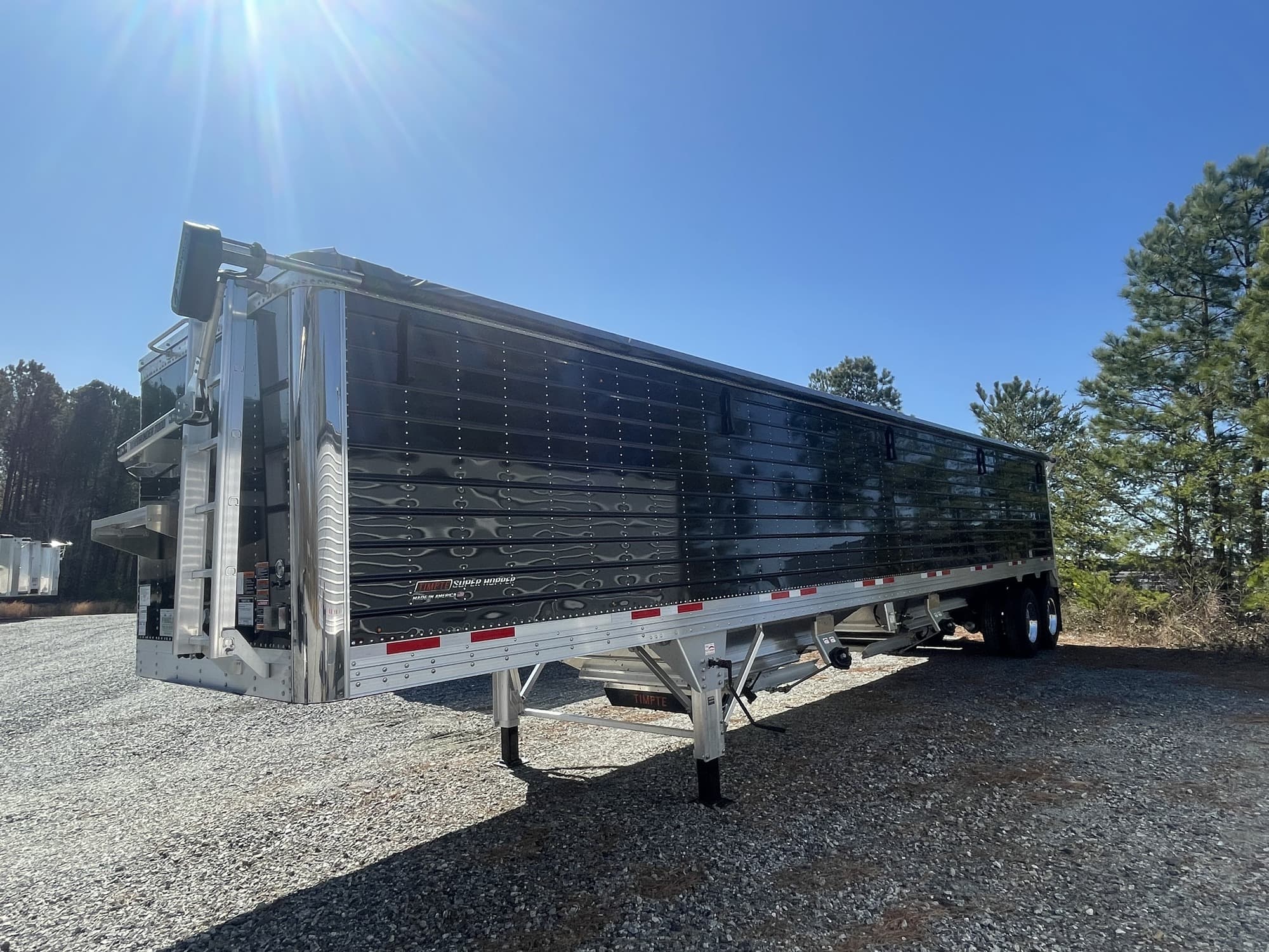 2027 Timpte 42x96x78 Electric Tarp Hopper Bottom Trailer