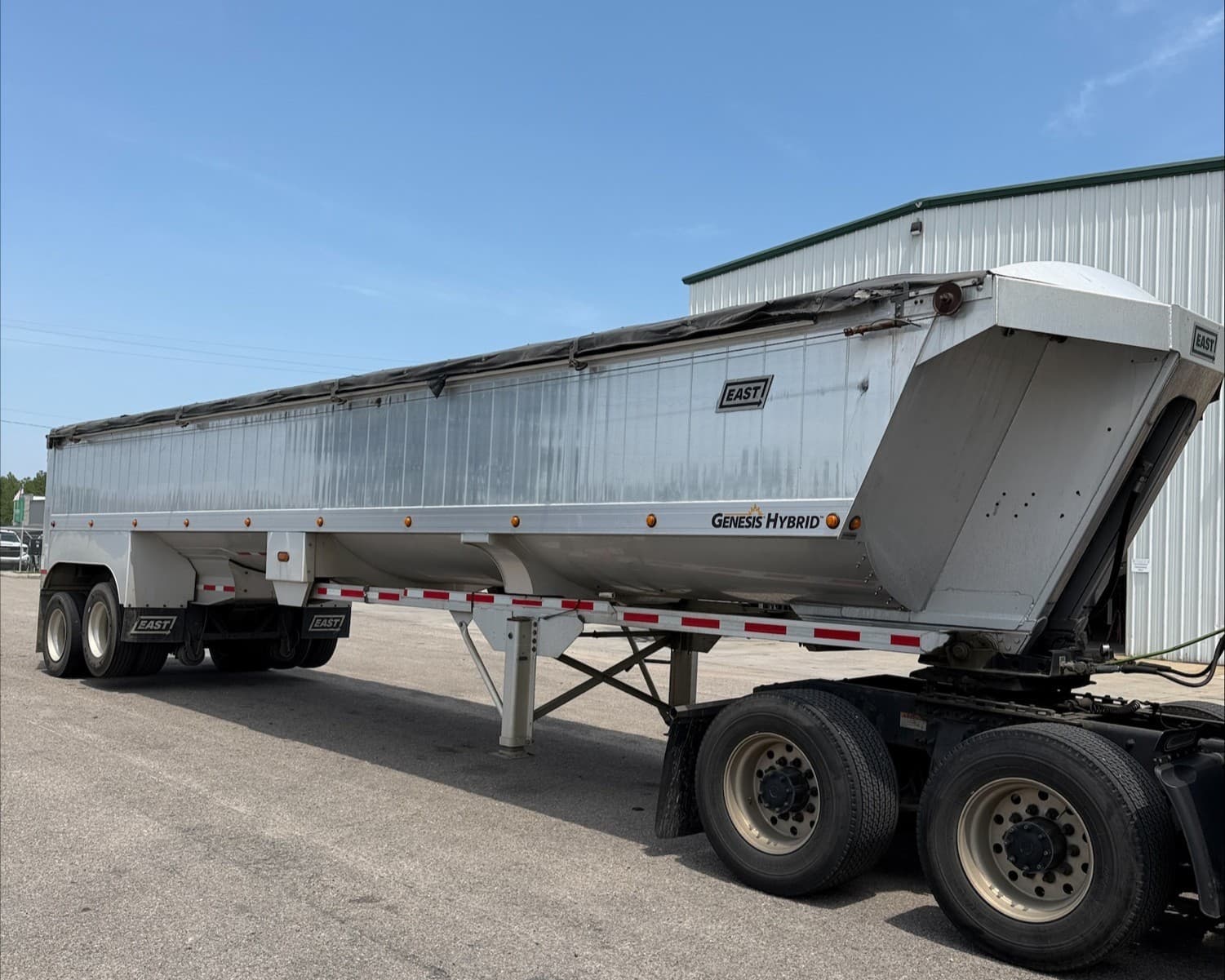 2021 East 39ft x 102in x 60in Frameless Hybrid Dump Trailer