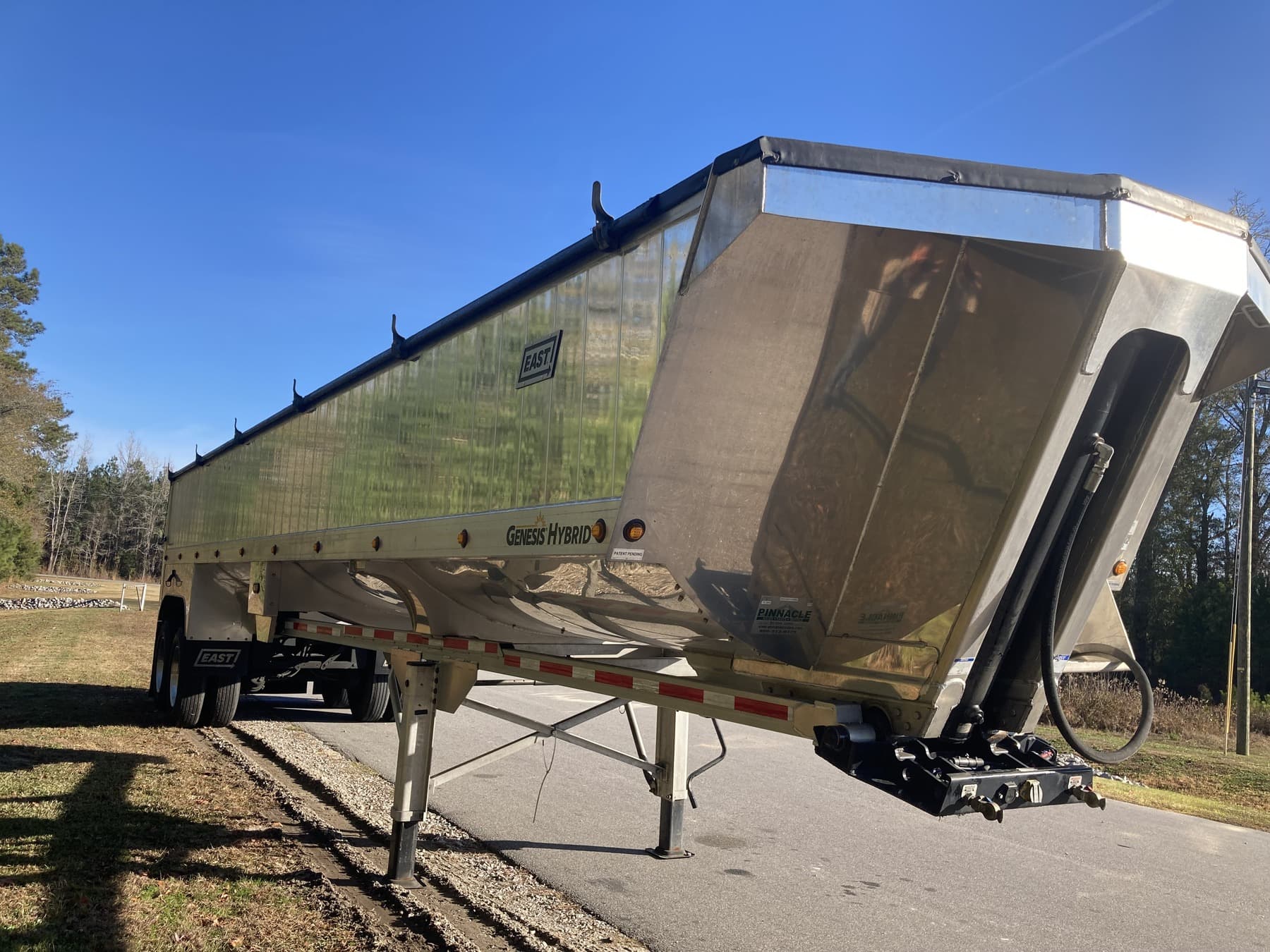 2023 East 39x102x60 Frameless Hybrid Dump Trailer PL4355