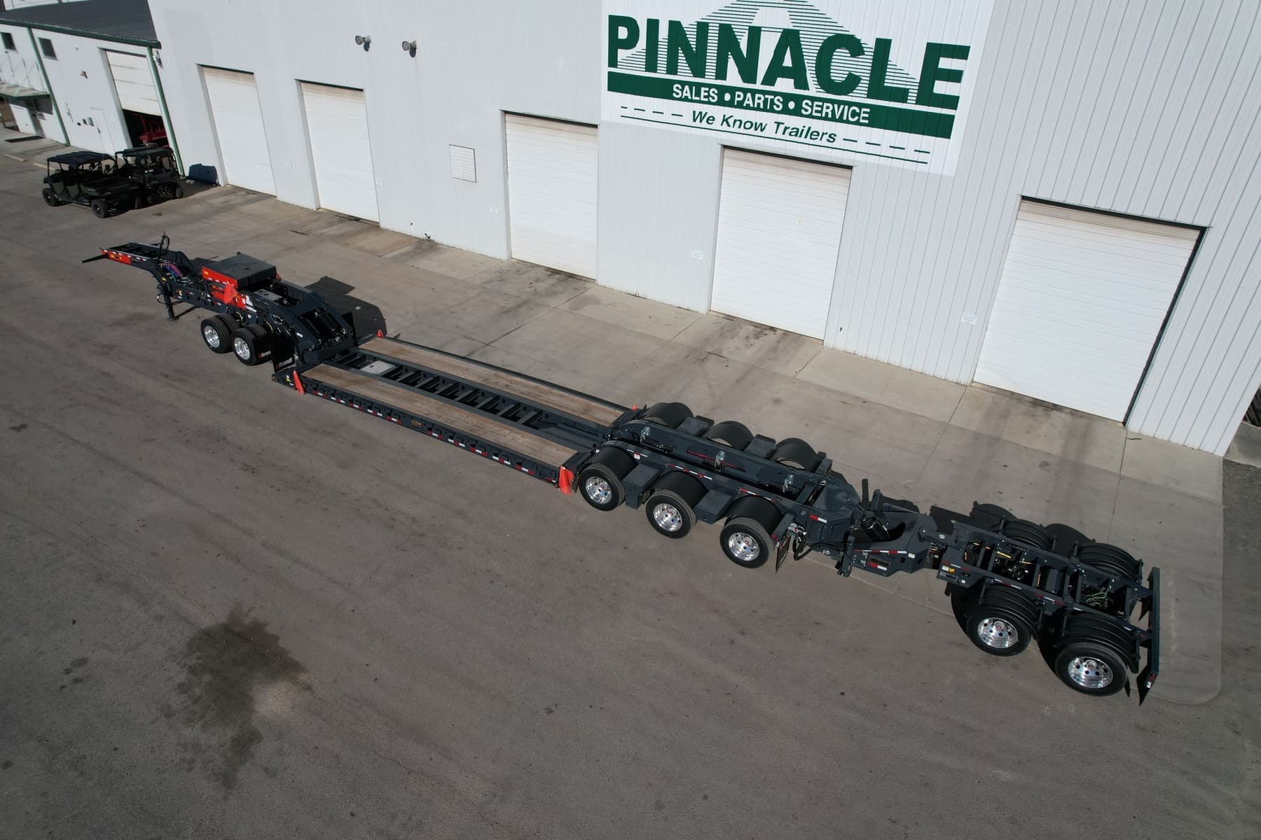 2024 Brandt 56'11" x 9' 65 Ton Hydraulic RGN Modular Trailer