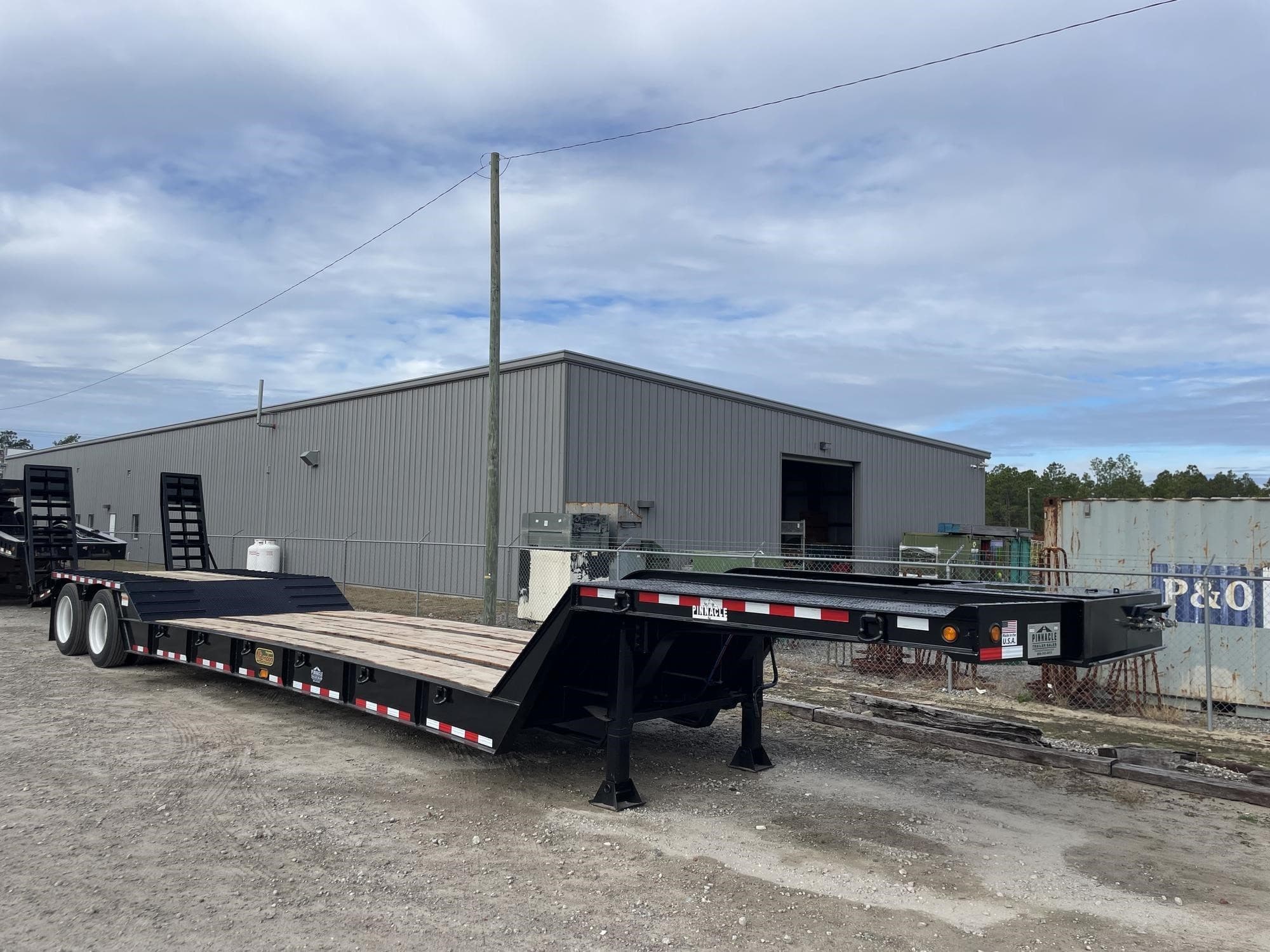2025 McLendon 45ft x 102in 35 Ton Fixed Neck Recessed Center Lowboy
