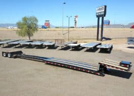 2027 Alpha HD A80MG-E Extendable Double Drop Trailer