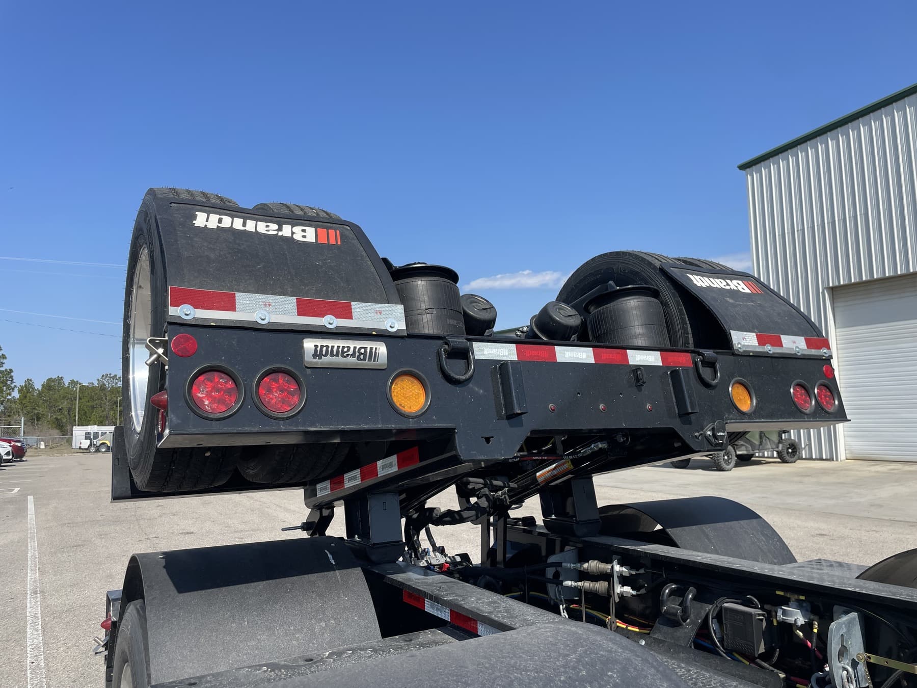 2027 Brandt 55 Ton Lowboy Flip Axle Trailer