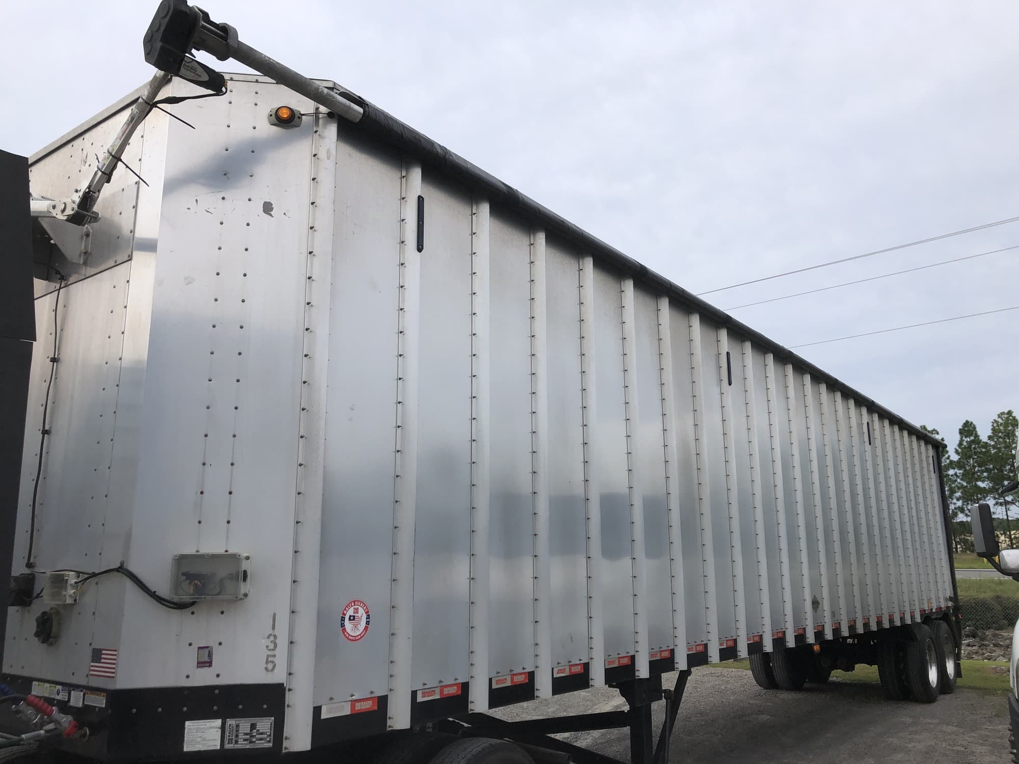2021 Kalyn Siebert 45ft Open Top Electric Tarp Chip Trailer