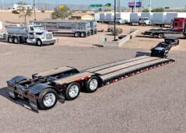 2026 Alpha HD A90HDG 45 Ton Lowboy Trailer w/ Flip Neck & Flip Axle