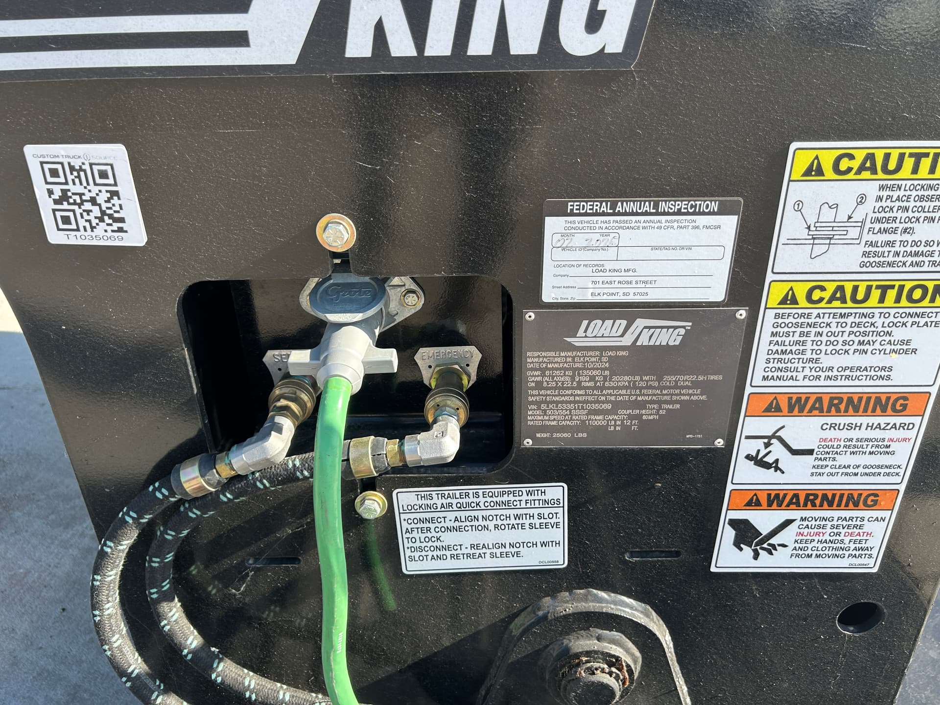 2027 LOAD KING 503/554 SS SF - 8'-6" - 18"