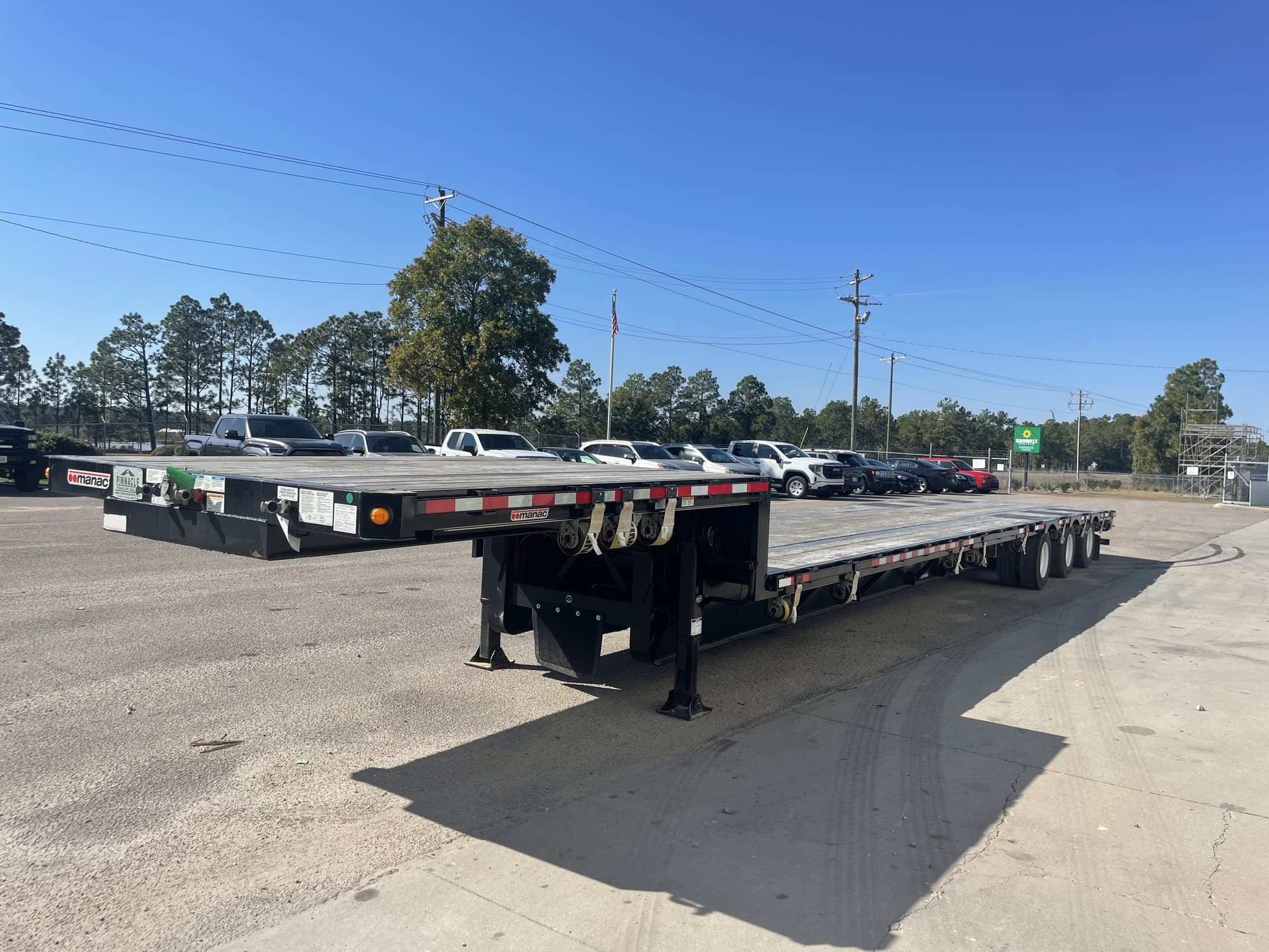 2027 Manac 53ft x 102in Steel Drop Deck Extendable Flatbed