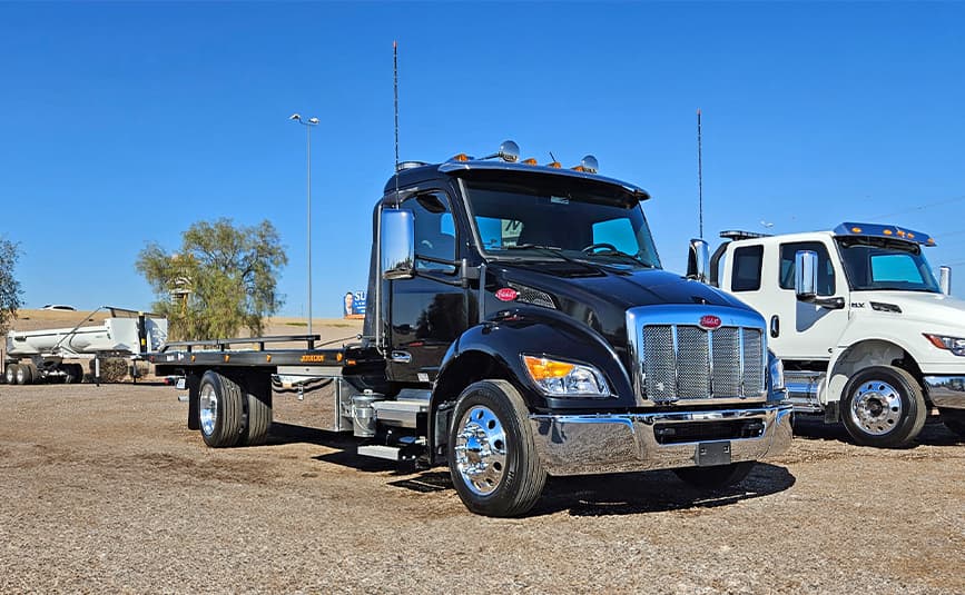 2025 Peterbilt 536 Jerr-Dan Steel Rollback Tow Truck