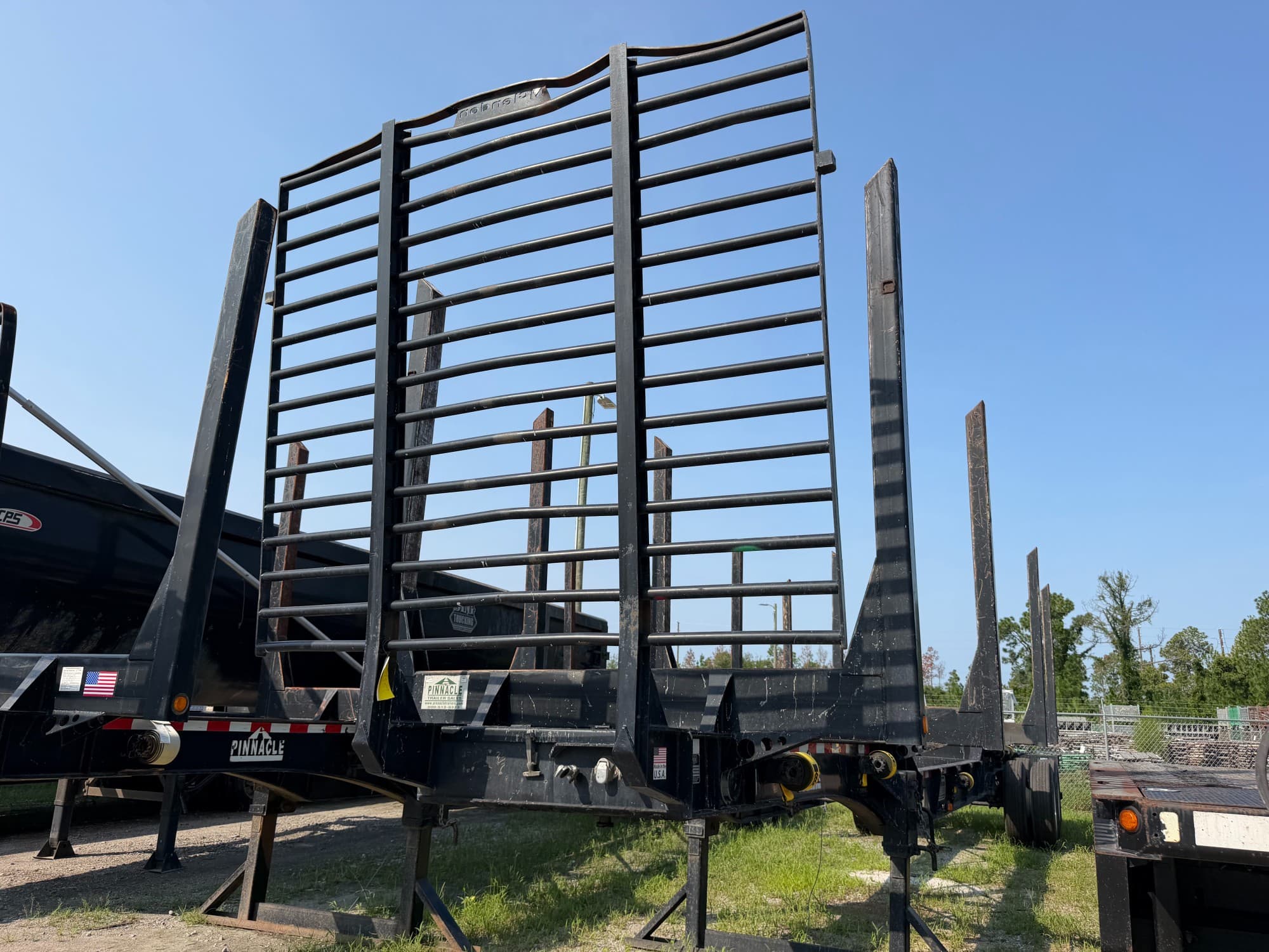 2022 McLendon 42ft x 102in Recessed Center HR Log Trailer