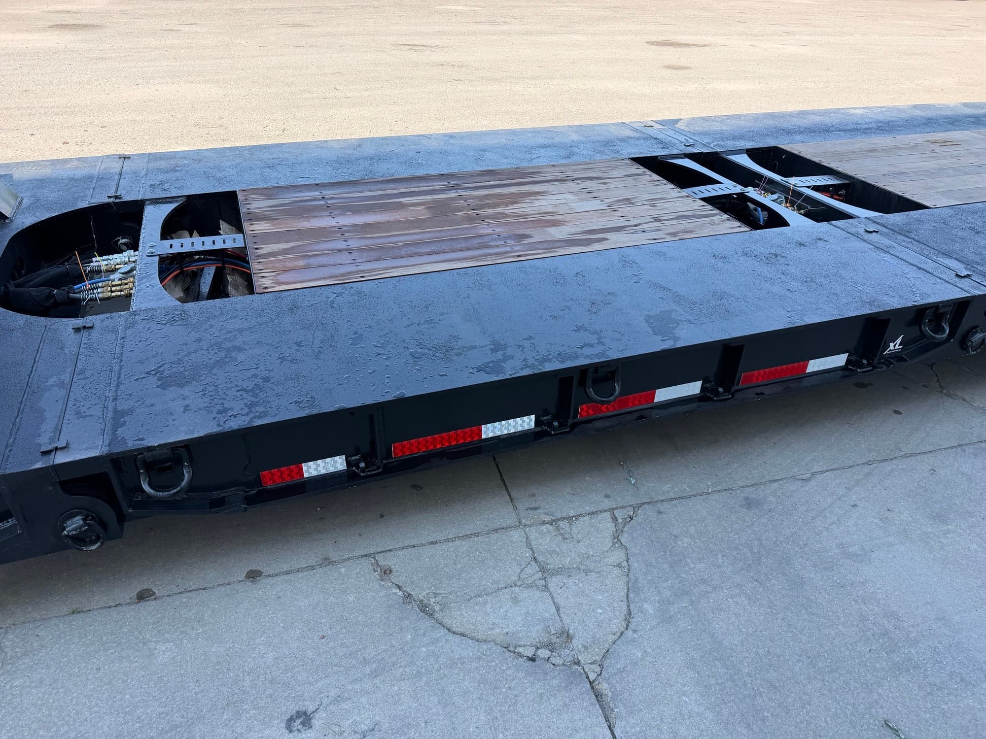 XL Specialized 55 Ton Lowboy Trailer with 10ft Deck Extension