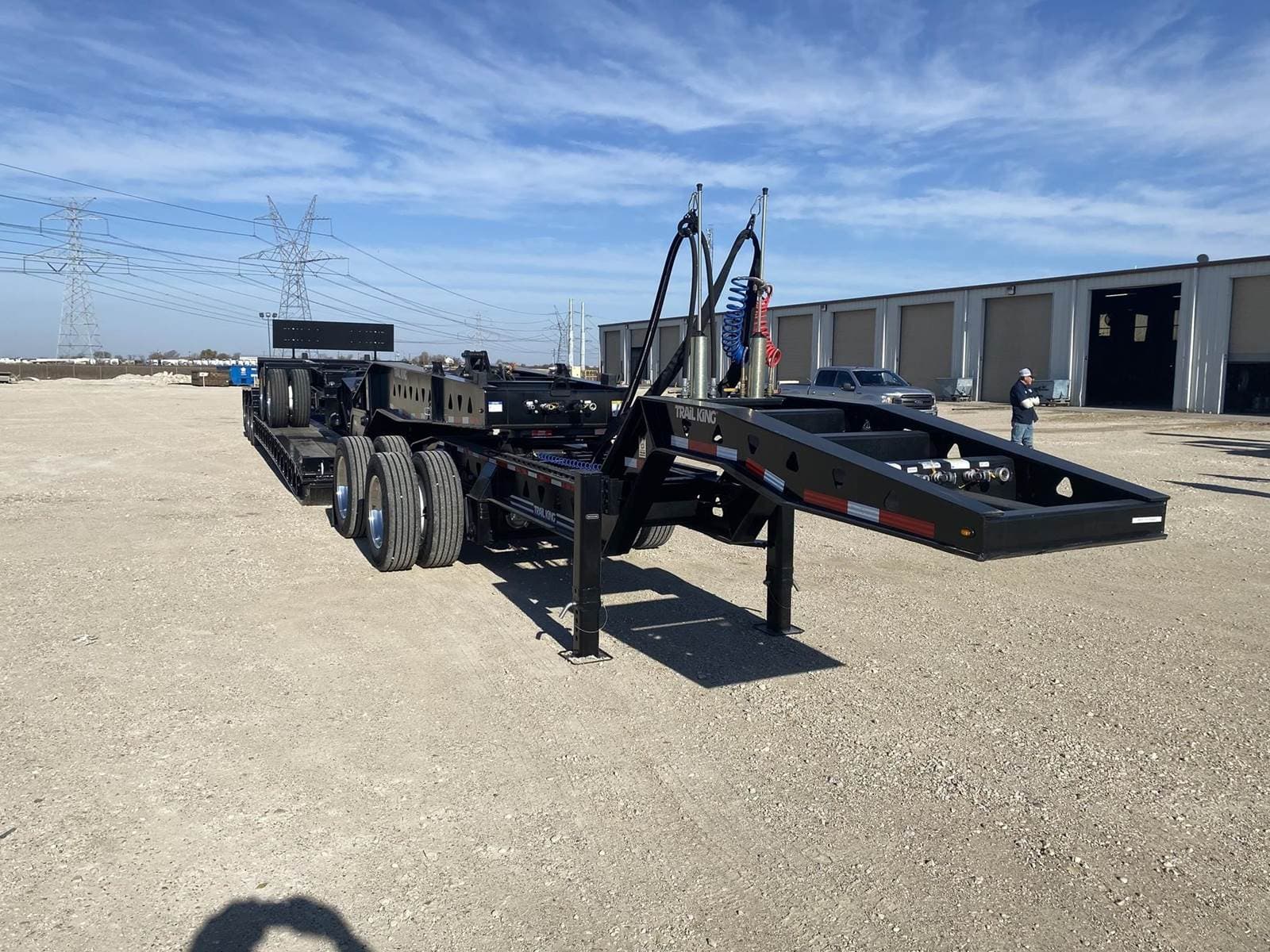 2027 Trail King TK130HDG Lowboy Trailer