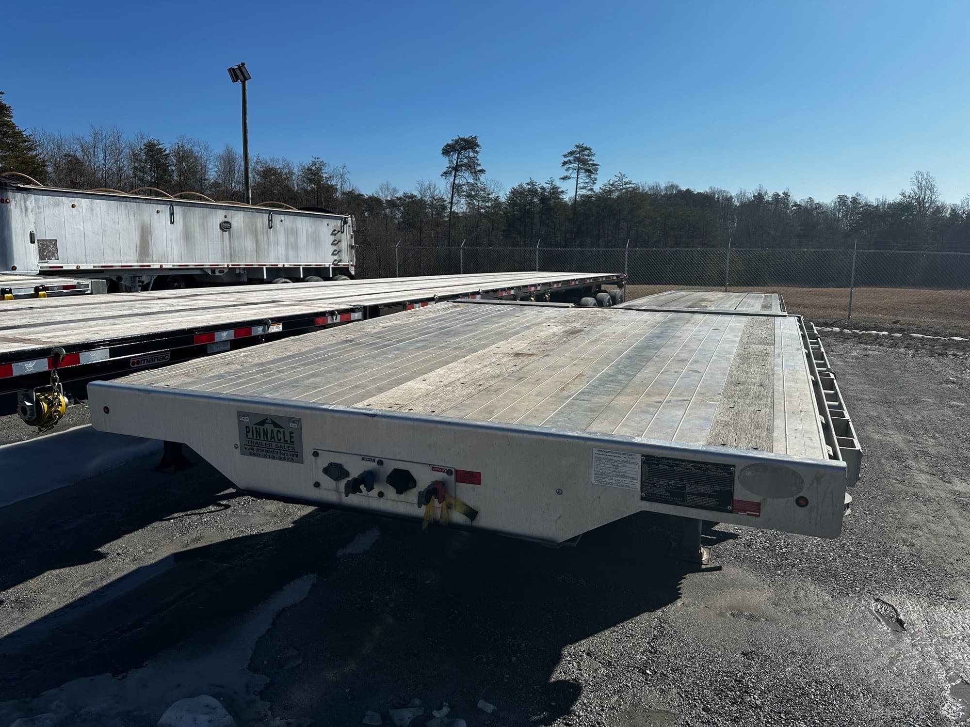 2022 Benson 53' x 102" Aluminum Drop Deck Flatbed with Ramps