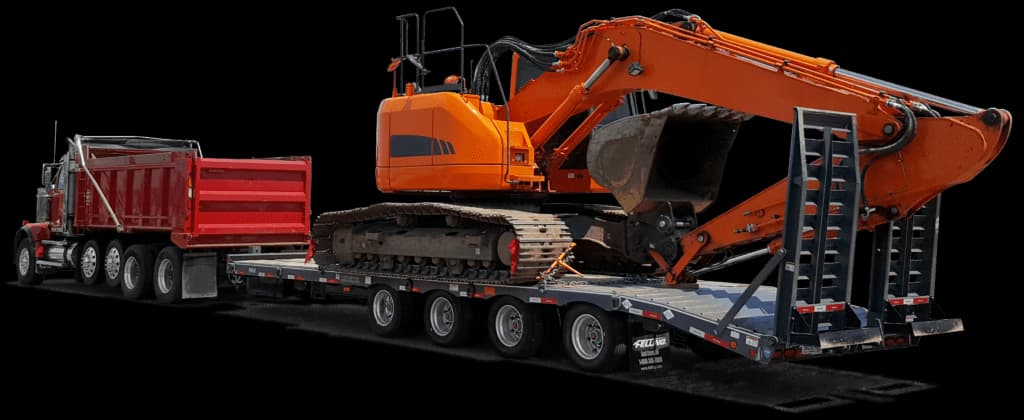 FT-60-4 LP construction equipment trailer