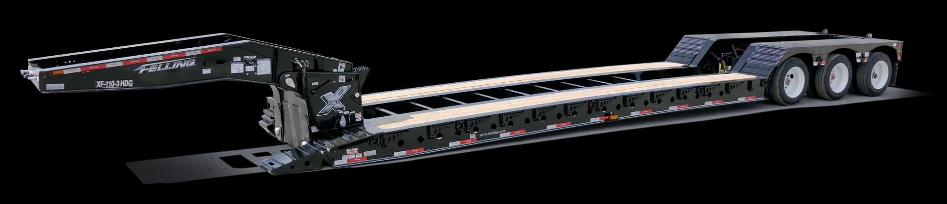X-Force Hydraulic Detachable Lowboy Gooseneck Trailer Standard Model Line