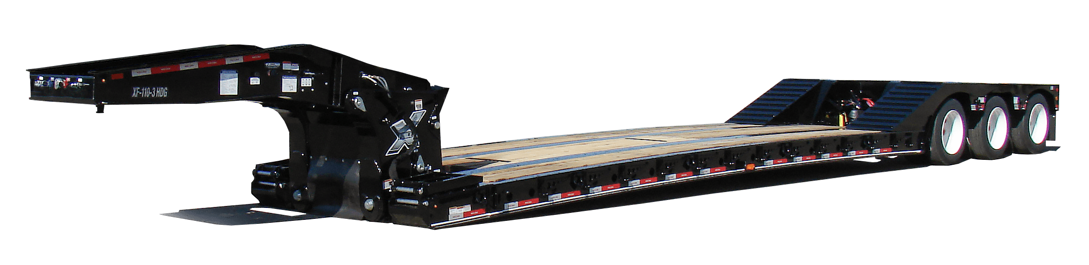 Super Low X-Force Hydraulic Detachable Gooseneck Lowboy Trailer