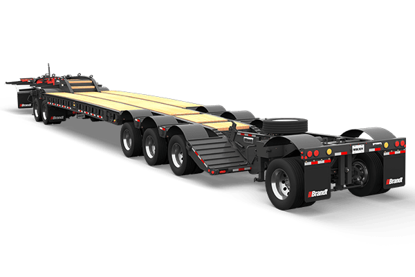 Brandt G550 Beavertail trailer
