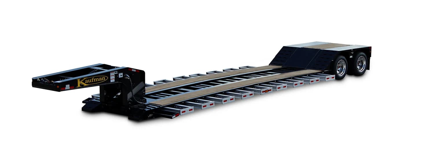 35 Ton Detachable Gooseneck Ag Trailer - 26' Well trailer