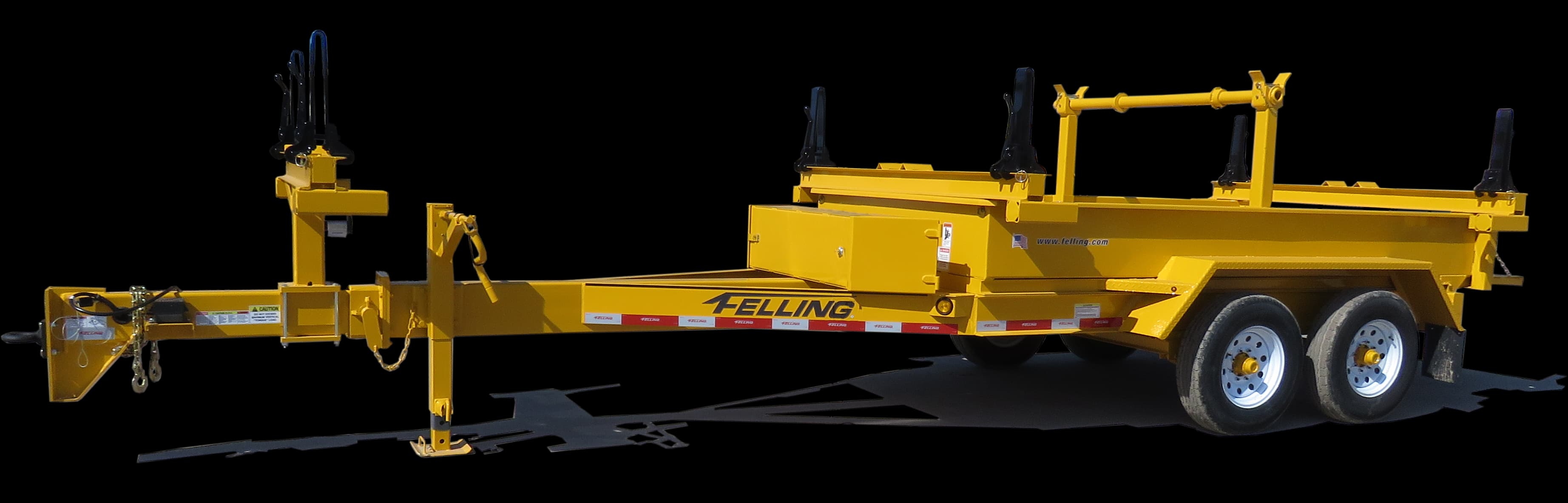 Utility Pole Cargo Trailers – Public Utility Felling Trailers