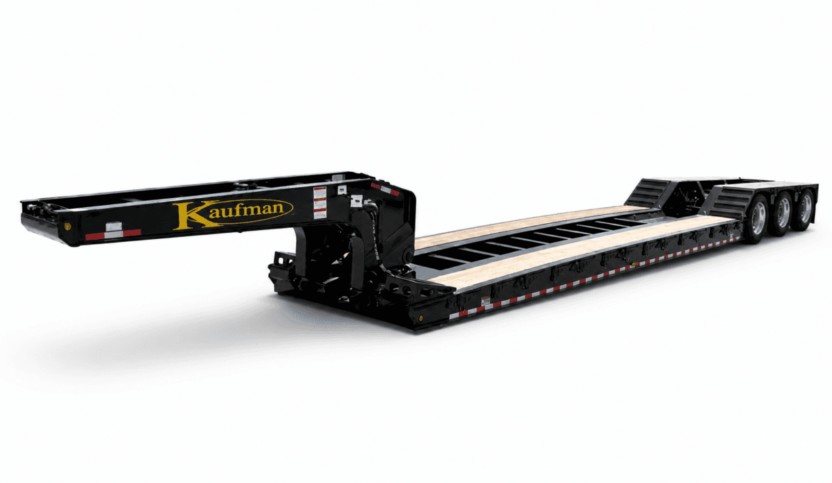 55 Ton Detachable Gooseneck Air Ride Trailer - Deluxe trailer