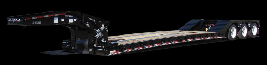 Hydraulic detachable gooseneck trailer