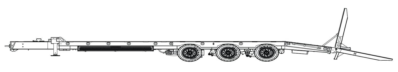 30 Ton Tag-A-Long Trailers Globe Trailer