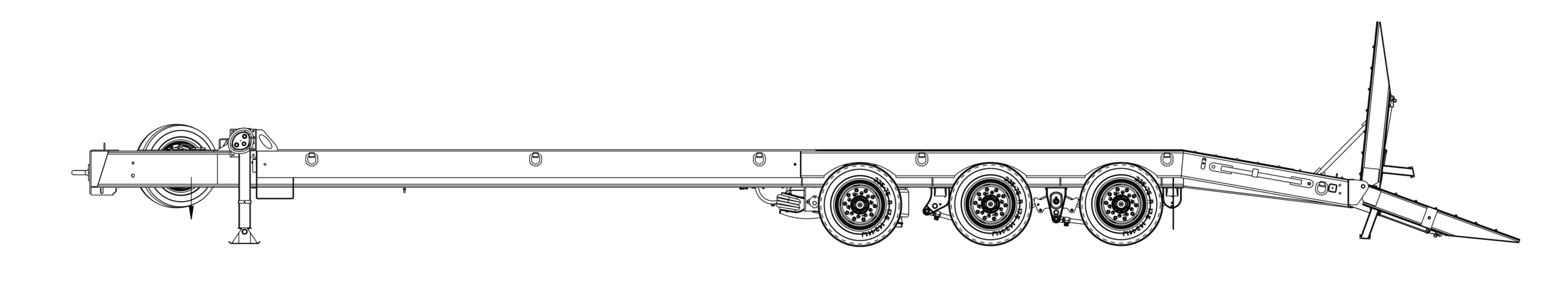 30 Ton Tag-A-Long Trailers Globe Trailer