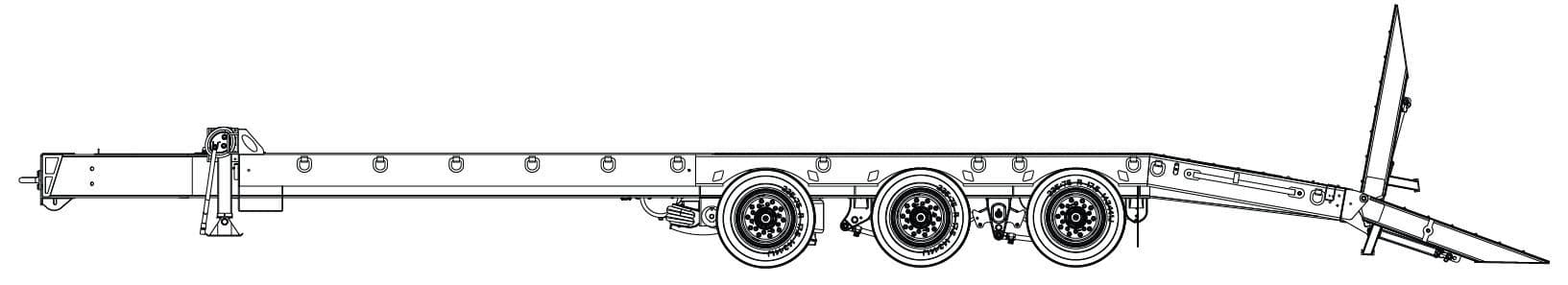 30 Ton Tag-A-Long Trailers Globe Trailer