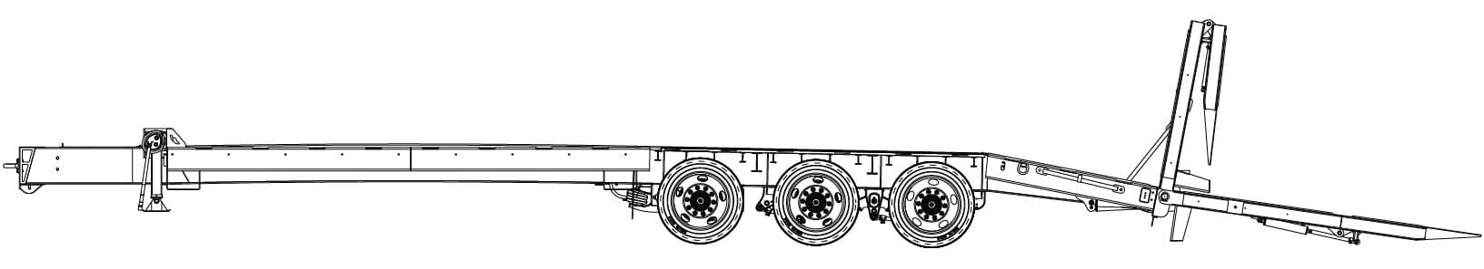 30 Ton Tag-A-Long Trailers Globe Trailer