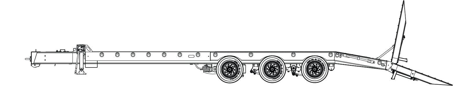 30 Ton Tag-A-Long Trailers Globe Trailer