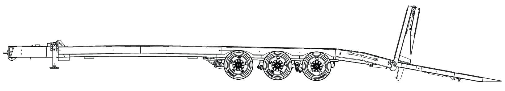 30 Ton Tag-A-Long Trailers Globe Trailer