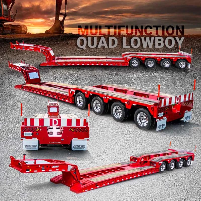 Loadstar Trailers Multifunction Quad Lowboy Trailer