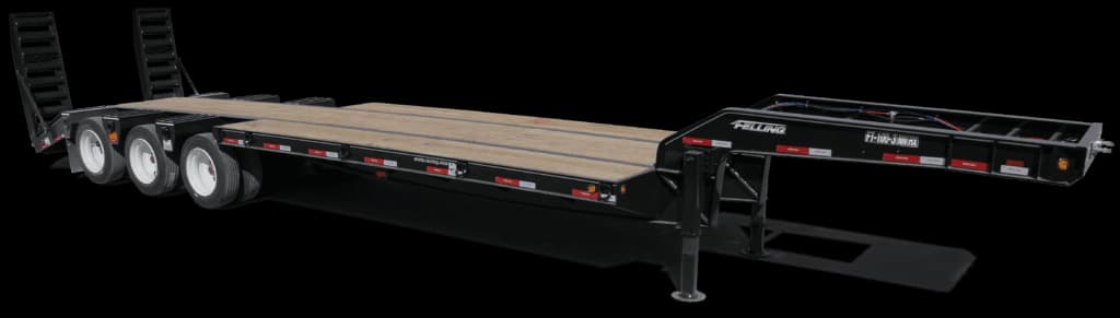 FT-100-3 NN-NX - 122311LAE - Narrow Neck semi equipment trailer