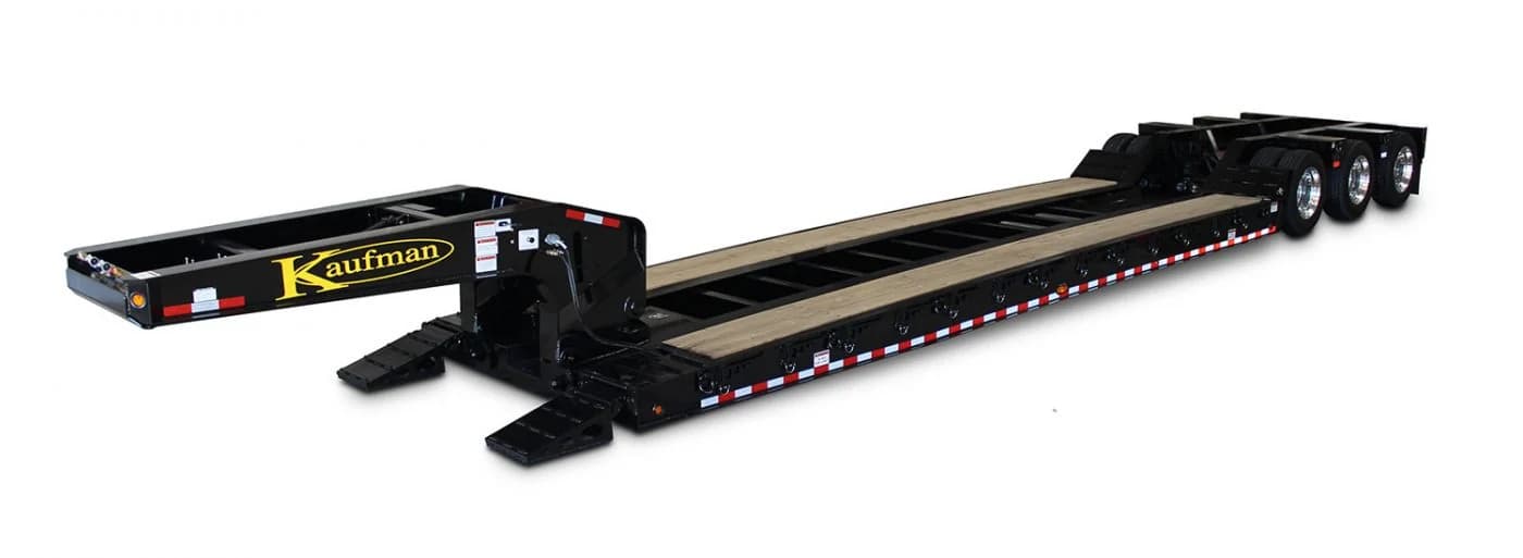 50 Ton Detachable Gooseneck Air Ride Trailer - Deluxe trailer