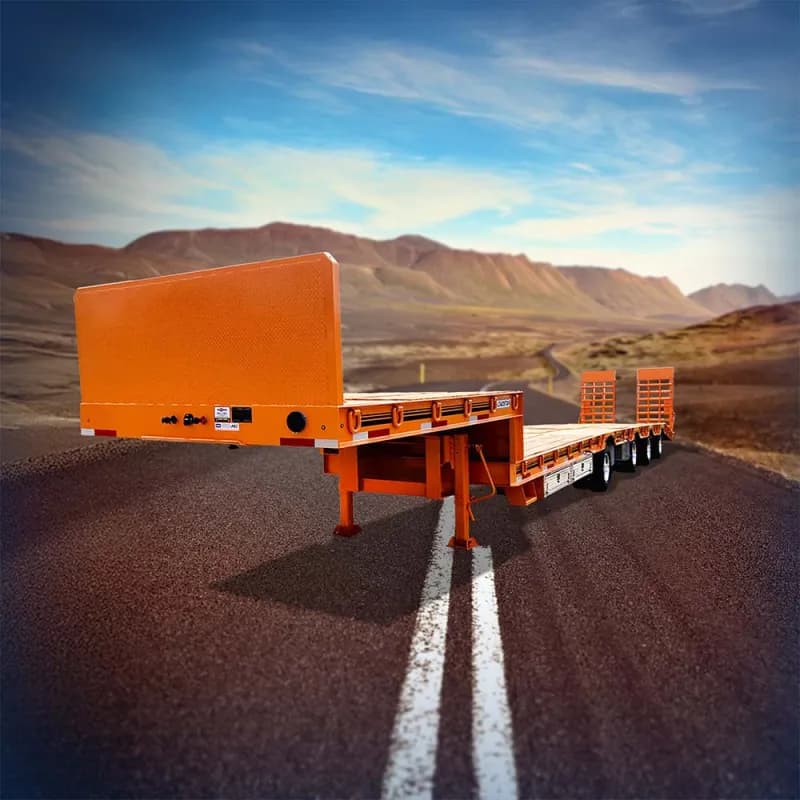 Loadstar Trailers Tridem with Lift Axle Heavy Step Deck Trailer Manufacturer