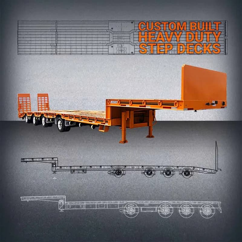 Loadstar Trailers Heavy Step Deck Trailer Custom Built