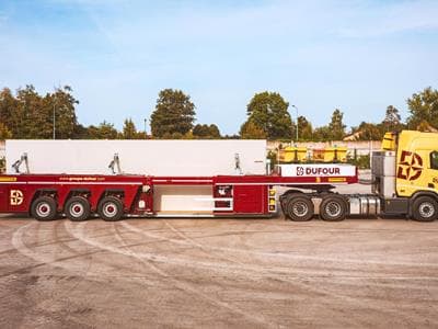 Products for heavy and special transport trailer