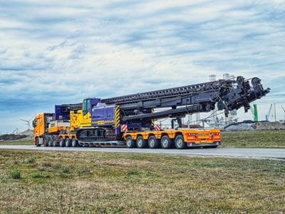 Products for heavy and special transport trailer