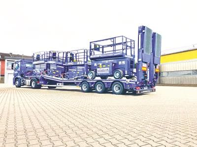 Products for heavy and special transport trailer