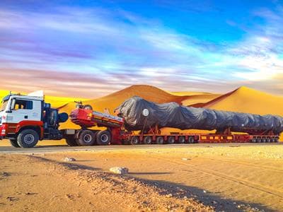 Products for heavy and special transport trailer