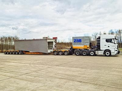 Products for heavy and special transport trailer