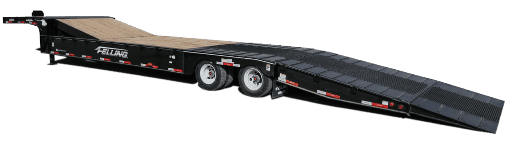 Hydraulic tail trailer