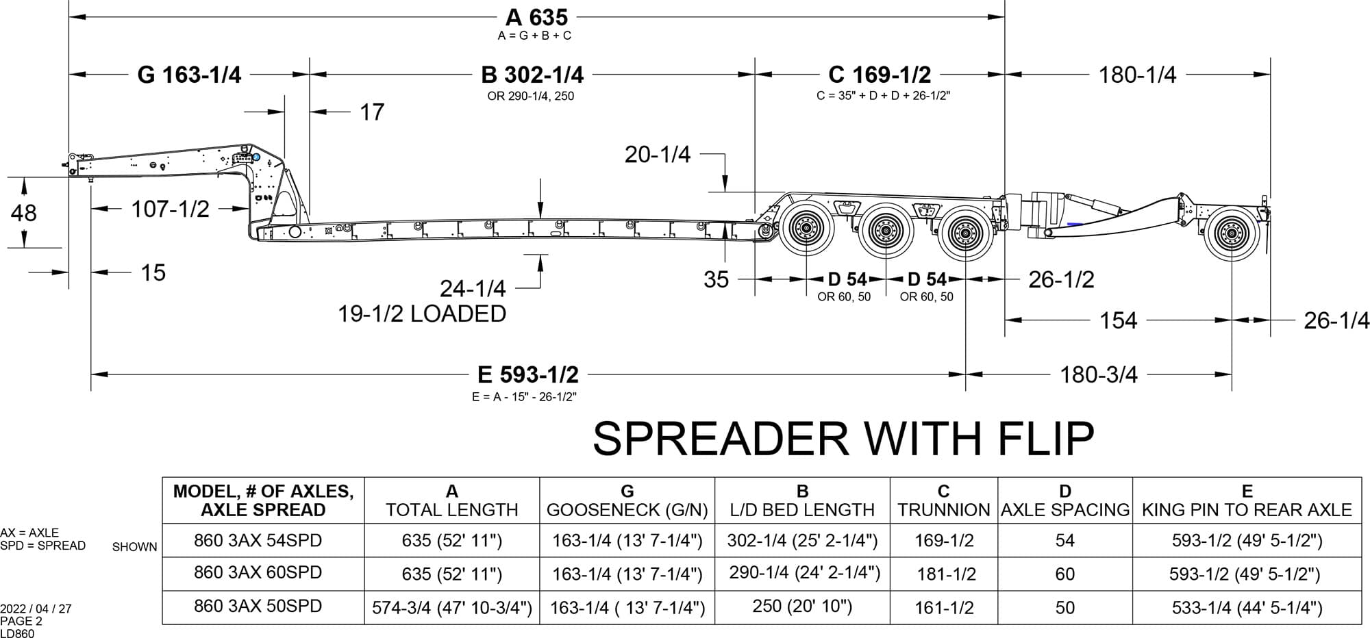 860 Detachable Trailer trailer