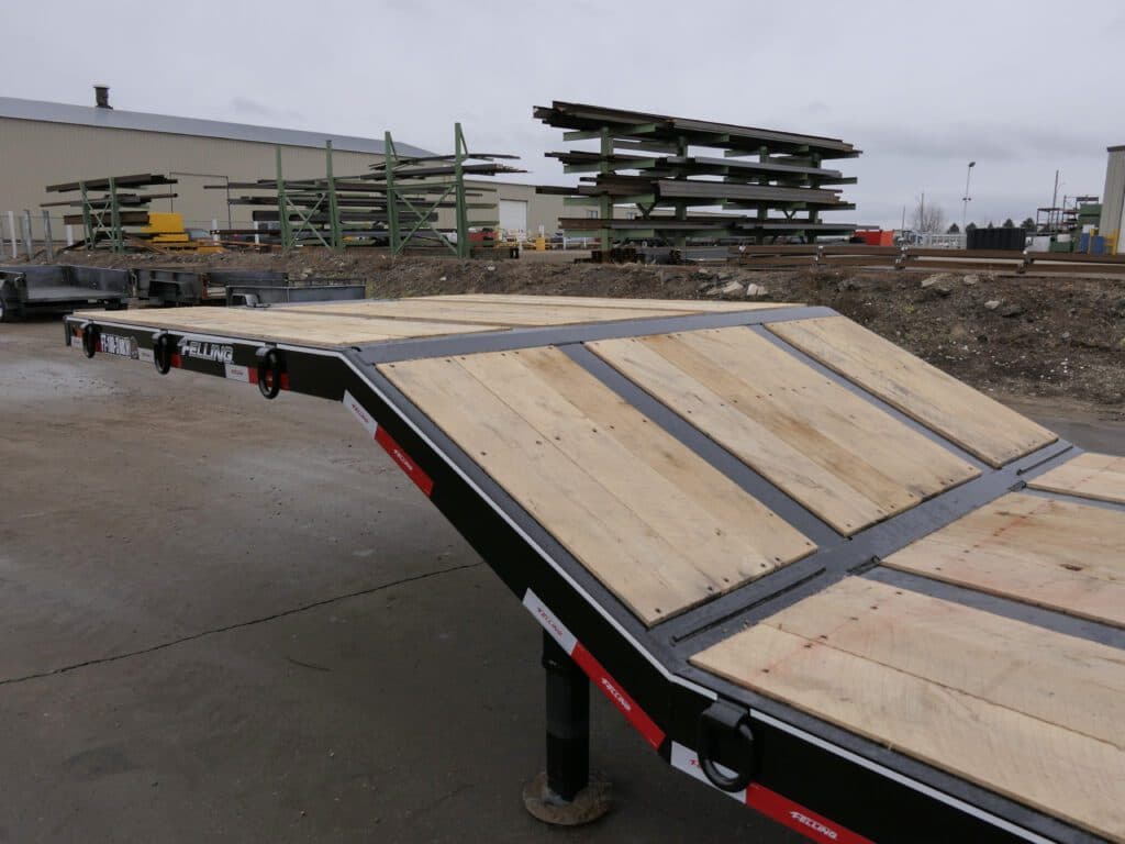 optional 45" trailer neck