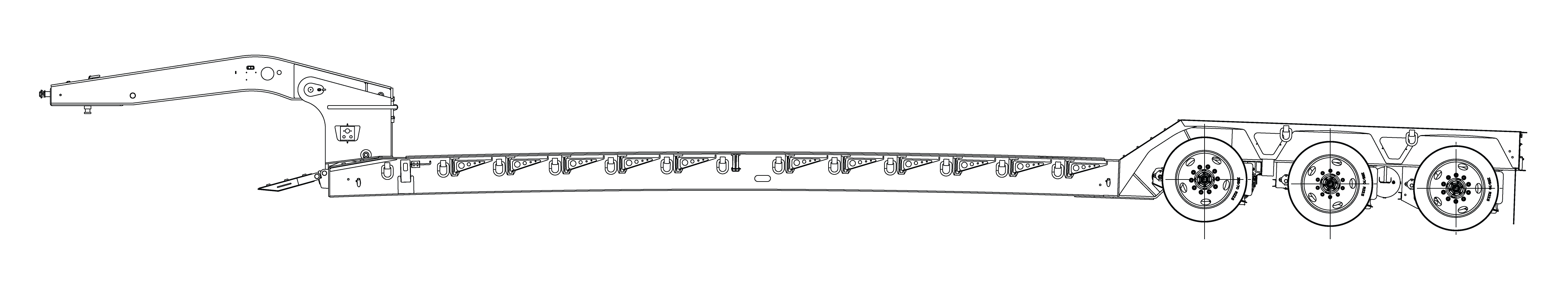 50-55 Ton Lowboys Standard Globe Trailer