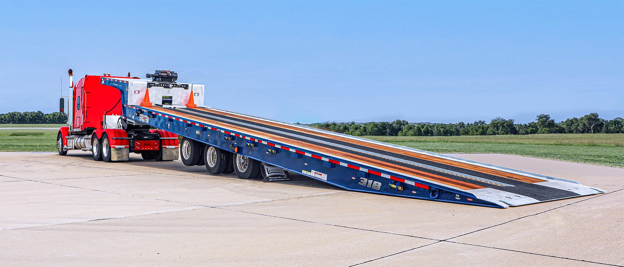 318 Traveling Axle Trailer trailer