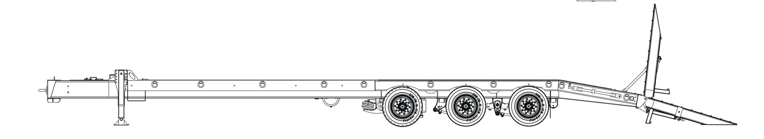 25 Ton Tag-A-Long Trailers Globe Trailer