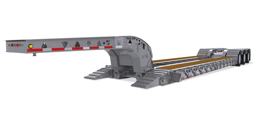 Steel-Aluminum Step Deck trailer
